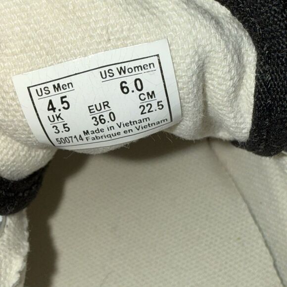 Vans Checkerboard Black White Skater Shoes Off The Wall 6 W 4.5 M - Picture 10 of 10